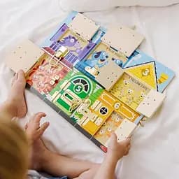 Дошка із засувками Melissa & Doug дерев’яна (SM93406/6075185) - мініатюра 7