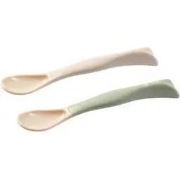 Ложечки BabyOno еластичні 2 шт. світло-бежева та оливка (1066/07)