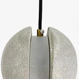 Підвіс MOON CONCRETE у вигляді розділеної сірої бетонної кулі Line.F MJ 169-140 GR - мініатюра 8