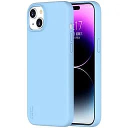 Чохол Vokamo для iPhone 15 рідкий силіконовий з магнітом Blue