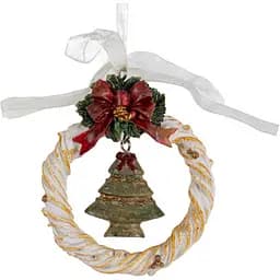 Декоративна прикраса на ялинку Lefard Віночок 8 см (191-096)