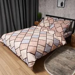 Комплект постельного белья Moon&Star Бязь Gold Люкс Cozy Puzzle Полуторный 143х210 наволочки 2х40х60