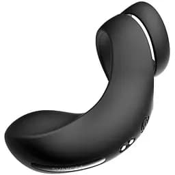 Ерекційне віброкільце Svakom Benedict подвійне для пар і стимуляції промежини Black