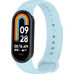 Силіконовий ремінець BeCover для Xiaomi Mi Smart Band 8 Light Blue (709400)
