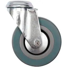 Колесо до візка Vorel з обертовою опорою і кріпильним отвором 125 мм навантаження 50 кг (87374)
