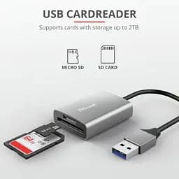 Зчитувач флеш-карт Trust Dalyx Fast USB 3.2 Card reader (24135) - мініатюра 7