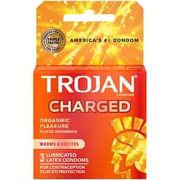 Упаковка 3 шт. Trojan Charged