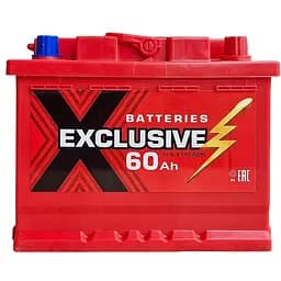 Акумулятор Exclusive 60Ah (+/-) 500EN 242х175х190 мм