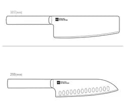 Набір ножів Xiaomi Huo Hou Black Heat Knife Set [HU0015] [36131] - мініатюра 3