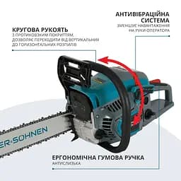 Пила бензинова Konner&Sohnen KS CS31G-18 (KS CS31G-18) - мініатюра 10