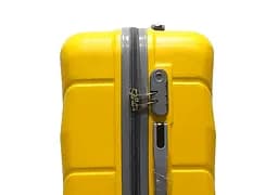 Валіза середня M ABS-пластик Milano bag 147M 66×46×29см 80л Жовтий - мініатюра 4