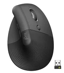 Беспроводная мышь Logitech Lift Vertical Ergonomic Mous Wireless/Bluetooth Graphite (910-006473)