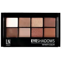 Набір тіней для повік LN Professional Infinity Color, відтінок 04, 12 г