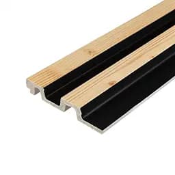 Рейка декоративна Wall Sticker PS 2900х120х20 мм Сосна з графітом SW-00002146