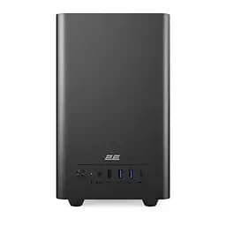 Корпус 2E Credo Metal V300B без БР 2xUSB3.0 1х USB 2.0 1xUSB Type-C 1x90мм VGA 310мм mATX чорний - мініатюра 3