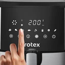 Мультипіч Rotex ROM760-XL Up&DownFry електрична 7.5л 2000Вт Чорний/Сріблястий - мініатюра 3