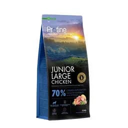 Корм сухой Profine Junior Large Chicken and Potatoes для щенков и юниоров больших пород, с курицей и картофелем