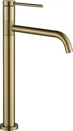 Смеситель для раковины VBI Velaro brushed gold высокий VBI-050301BG Золотой