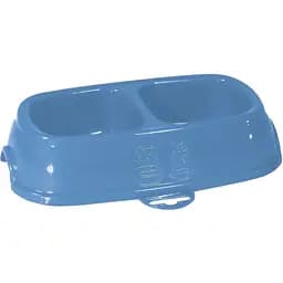 Миска для котів та собак Stefanplast Break 11 подвійна в асортименті 400 мл + 400 мл