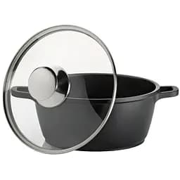 Каструля з кришкою Kela Kerros 16 см 1.0 л чорна (11549) - мініатюра 2