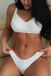 Бюстгальтер топ для вагітних та годуючих мам із застібкою для швидкого годування 85G Мамин Дім молочний - мініатюра 7