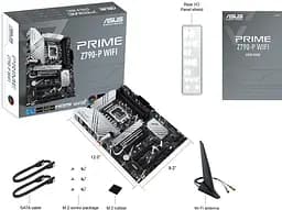 Материнcька плата PRIME Z790-P WIFI s1700 Z790 4xDDR5 M.2 HDMI DP Wi-Fi BT ATX Asus teh0019000 - мініатюра 3