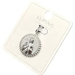 Підвіска з камінчиками Xuping під срібло з кристалами підвіска з силуетом