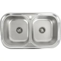 Кухонна мийка Platinum 7848 сатин (SP000000523)