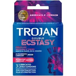 Упаковка 3 шт. Trojan Double Ecstasy