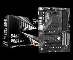 Материнская плата ASRock B450 Pro4 R2.0 Socket AM4 (B450 Pro4 R2.0)