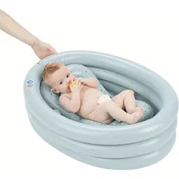 Надувна ванночка Babymoov Aqua Dots, блакитна (A019410) - мініатюра 3