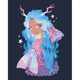 Картина по номерам Art Craft Неоновая фея с металлизированными красками 40х50 см (16119-AC)