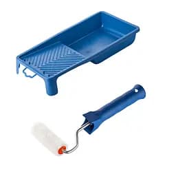 Валик "Велюр" 70х15 мм з ручкою та ванночка Polax (770-187)