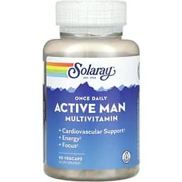 Комплекс витаминов и минералов Solaray Once Daily Active Man 90 капсул