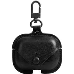 Кожаный чехол Primo Hook для наушников Apple AirPods 3 (MME73) Black