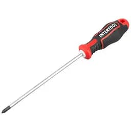 Отвертка крестообразная крестовая Intertool PH1 x 150 мм Storm VT-3418