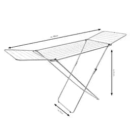 Сушарка для білизни підлогова Casa Si Kolibri 18m Silver (CS42191C06) - мініатюра 2