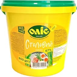 Уценка. Майонез Оліс Столовый 67% 800 г 