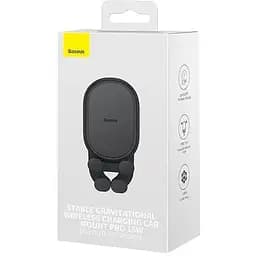Тримач Baseus Stable Gravitational Wireless Charging Car Mount Pro (Air Outlet Version) 15W - мініатюра 7