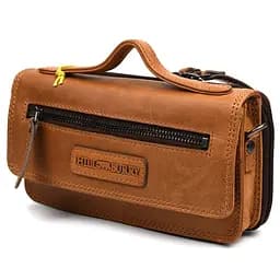 Чоловіча шкіряна сумка через плече Hill&Burry 20х11х6 см sum0025789