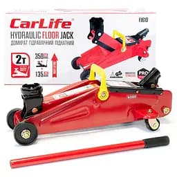 Домкрат підкатний CarLife 2 т 135-350 мм (FJ610) - мініатюра 2