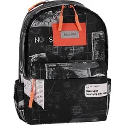 Рюкзак  Bagland Stylish S сублімація 1343 8 л чорно-білий (00554694)