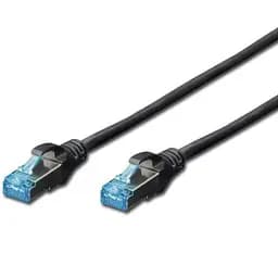 Патч-корд Digitus cat.5e, SF-UTP, AWG 26/7 2м black (DK-1531-020/BL)