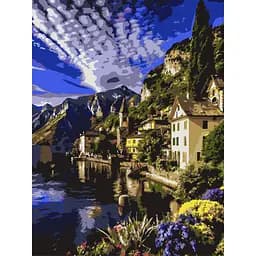 Картина по номерам Strateg Ночной город 30х40 см (SS-1293)