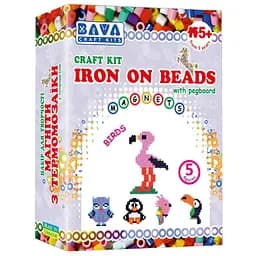 Набор для творчества Умняшка Магниты из термомозаики (TM-005) Птицы