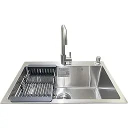 Комплект мийка + змішувач Romzha Arta U-600S (B) - мініатюра 2