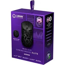 Миша Lorgar MSE90W Magnesium Alloy Wireless Gaming Mouse Elite Black (LRG-MSE90W-BK) - мініатюра 10