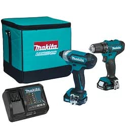 Набор из двух аккумуляторных инструментов CLX224SA CXT 12В Makita teh0025230
