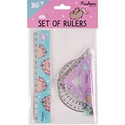 Набор линеек Yes Pusheen 3 предмета линейка 15 см (370675)