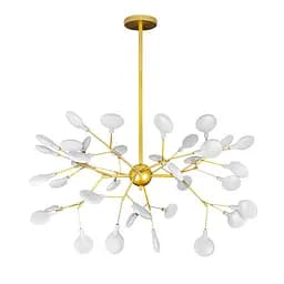 Люстра LED Levistella 918LP262-36 GD+WH, 36W, золото-білий, сучасний стиль для дому